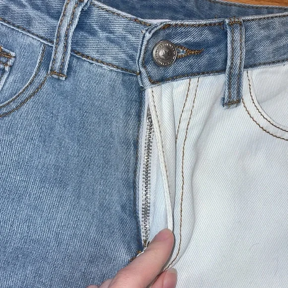NWT princess Polly two tone ripped jeans